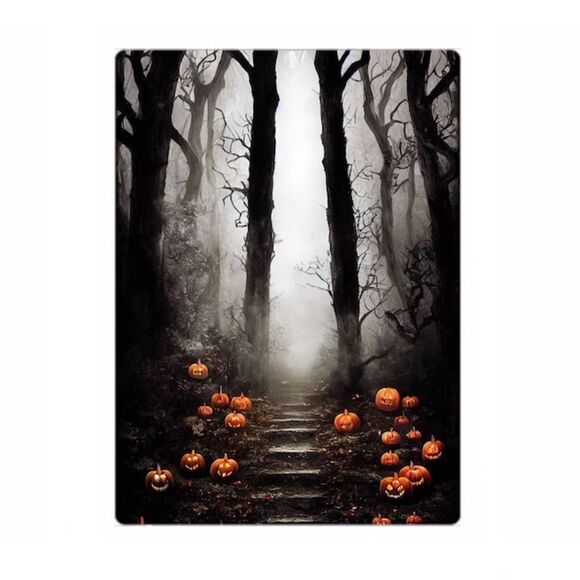 Spooky Halloween Pumpkin Magnet - Picture 1 of 5